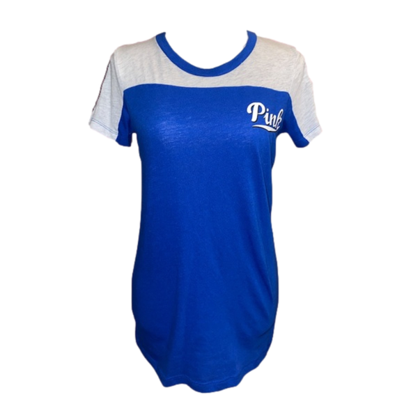PINK Victoria's Secret Tops - Victoria’s Secret Blue Shirt Medium Fit